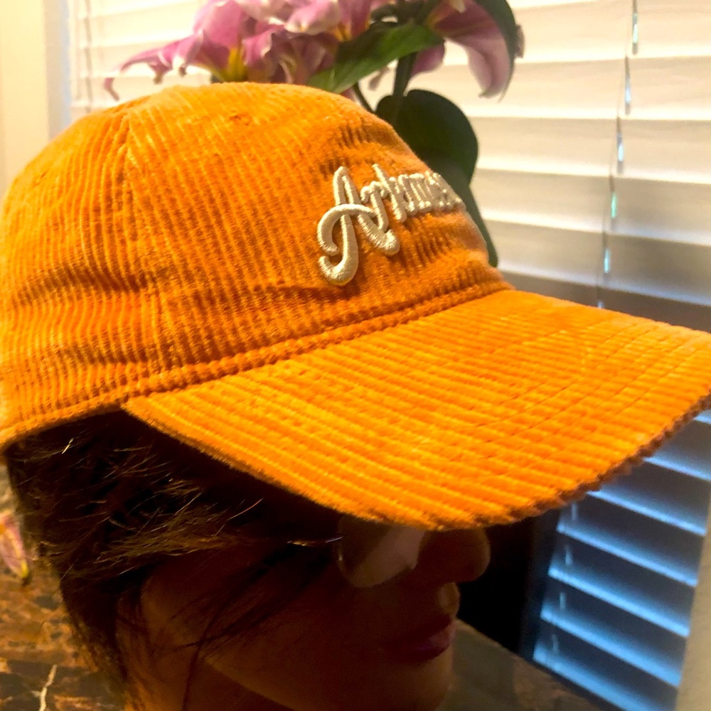 Home Free Curderoy”Arkansas “ Orange Snap Baseball Caps